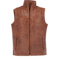 Kingswell Leather Body Warmer Cognac: Massimo Gillet 1
