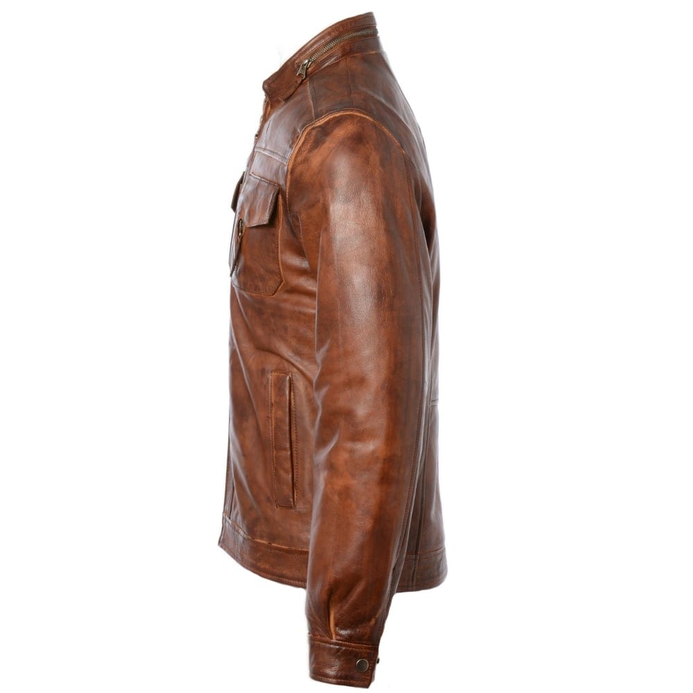 Kingswell Leather Jacket Tan