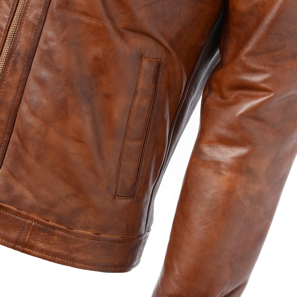 Kingswell Leather Jacket Tan