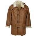Kingswell Leather Men's Sheepskin Duffle Tan: