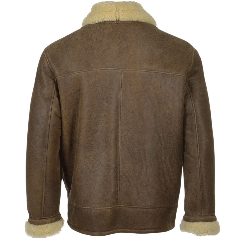 Kingswell Leather Sheepskin Flying Jacket Antique