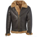 Kingswell Leather Men's Sheepskin Flying Jacket : Leo